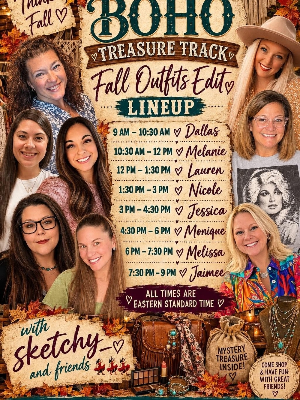 Boho Treasure Track-Fall Outfits